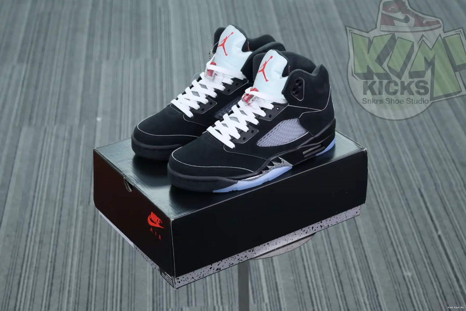 Jordan REIMAGINED” 5“BLACK Air Kimikick Jordan METALLIC 0524